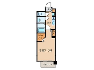 パルティール中村公園の物件間取画像